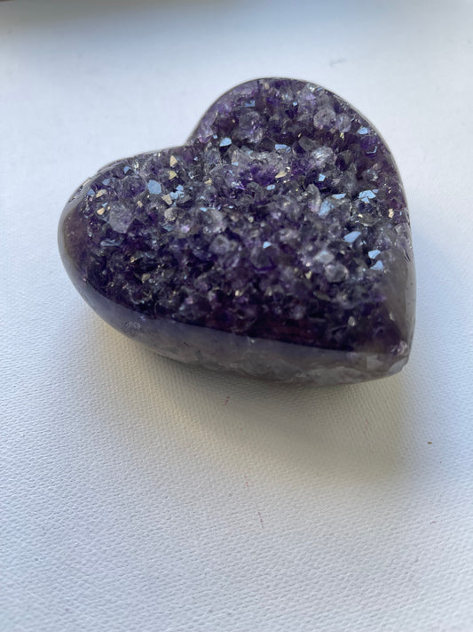 corazon de amatista uruguay brillante calidad extra