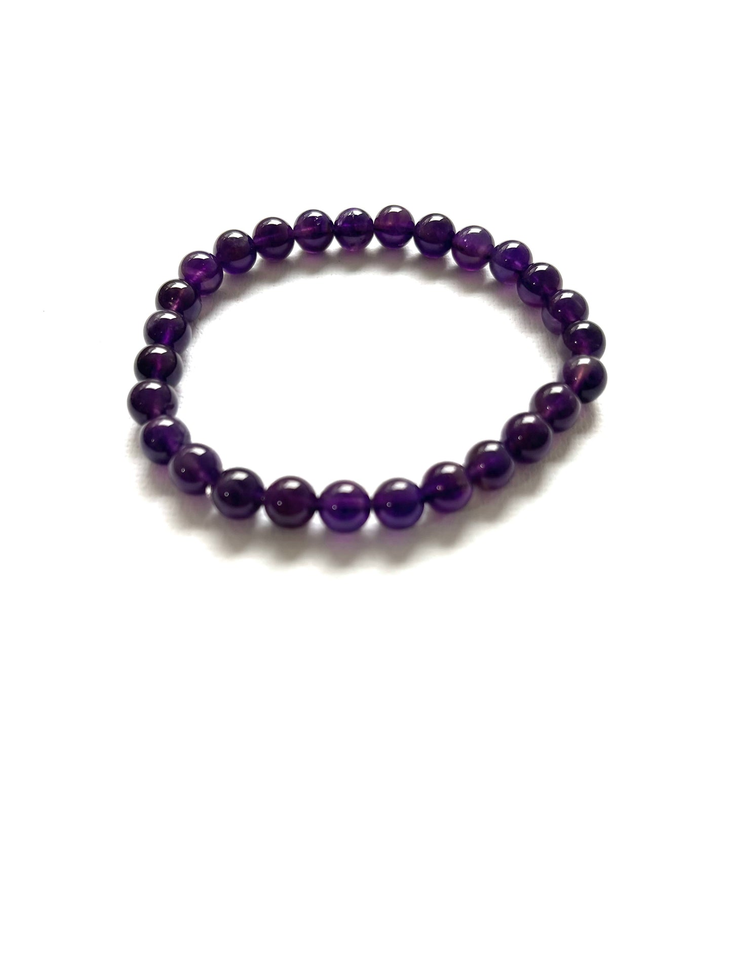 Pulsera de amatista 5-6mm buena calidad color linda