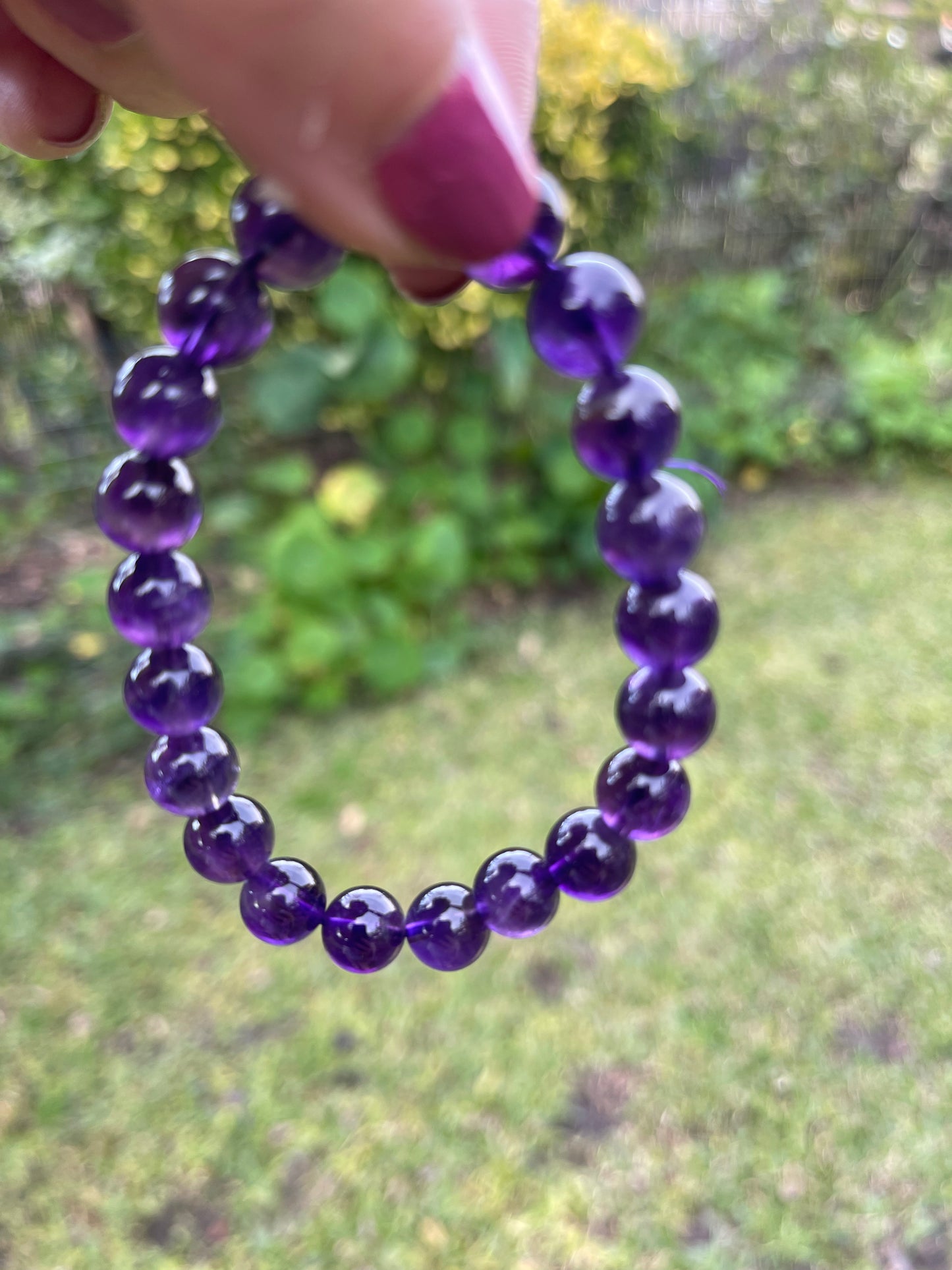 Pulsera de amatista 7-9mm