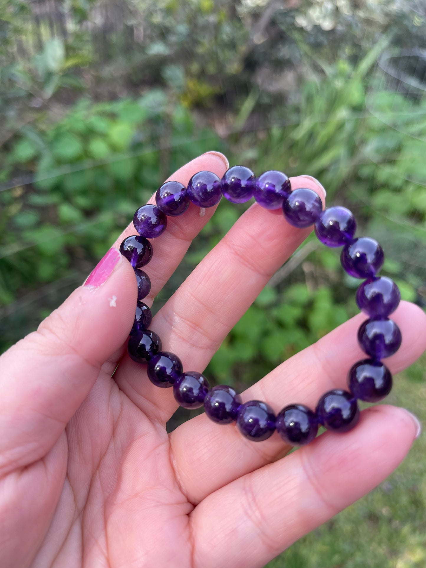 Pulsera de amatista 7-9mm