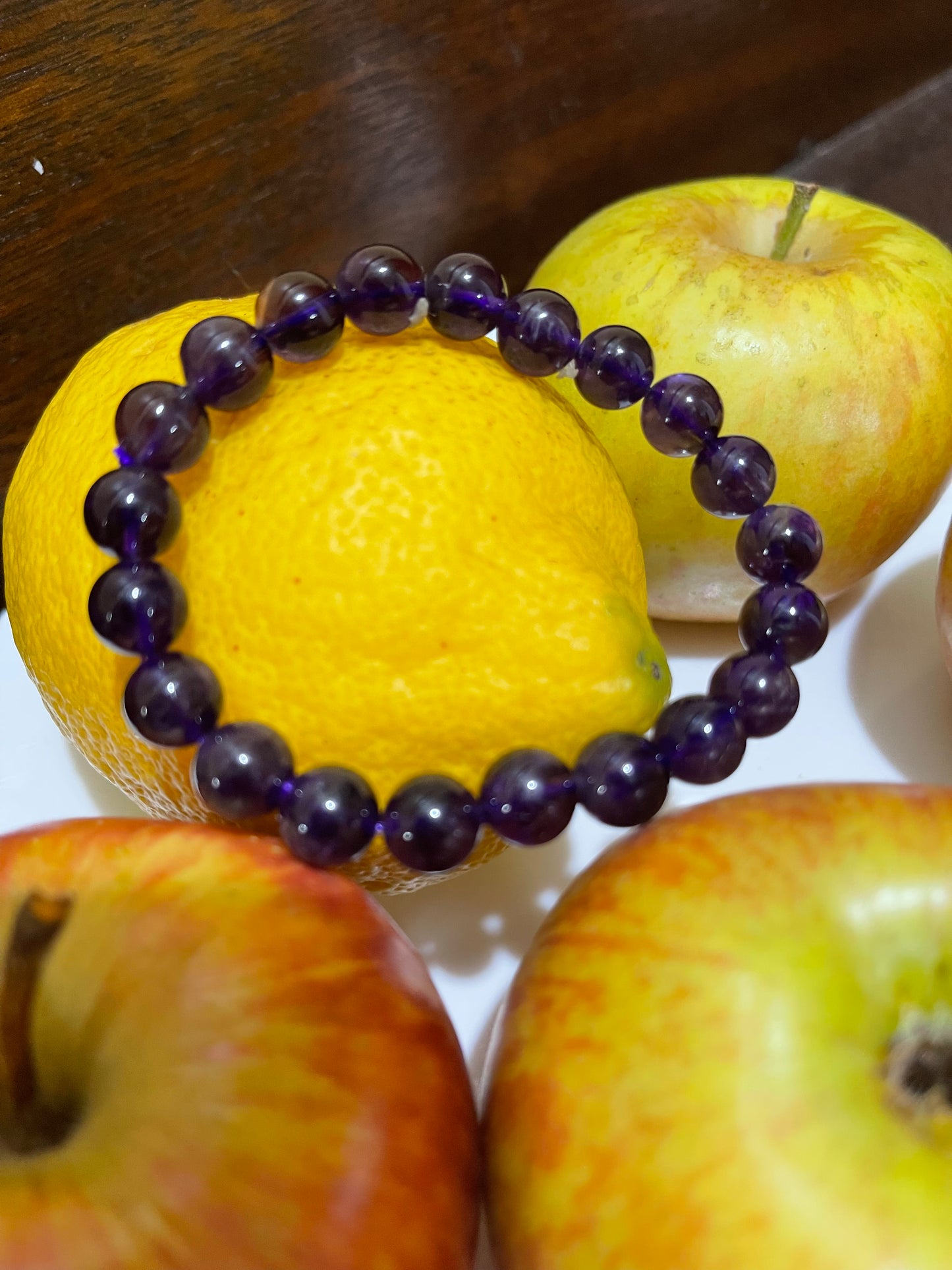 Pulsera de amatista 7-9mm