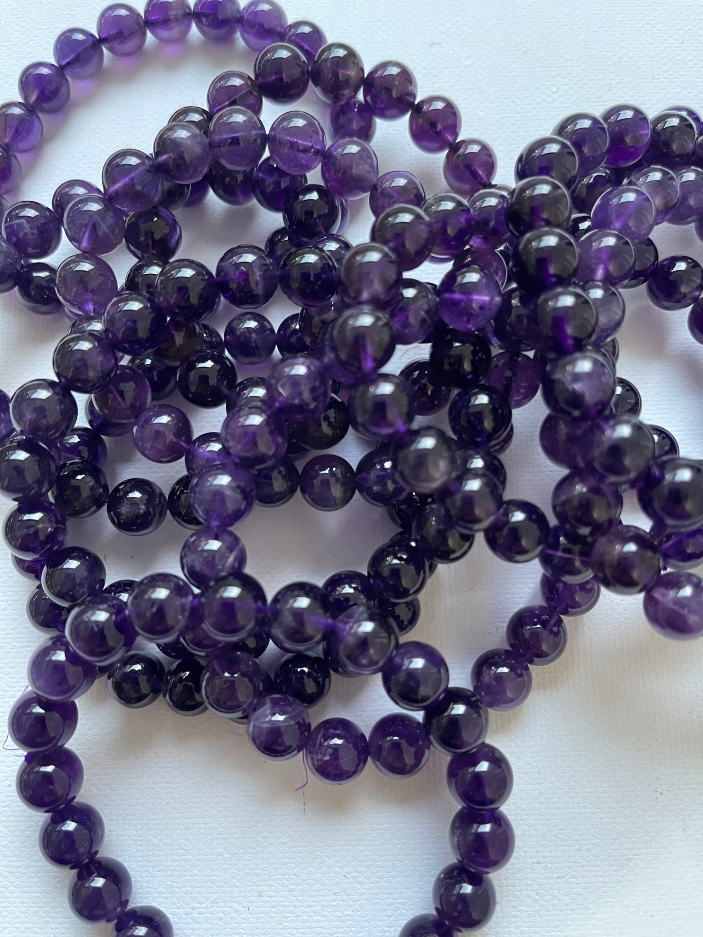 Pulsera de amatista 7-9mm