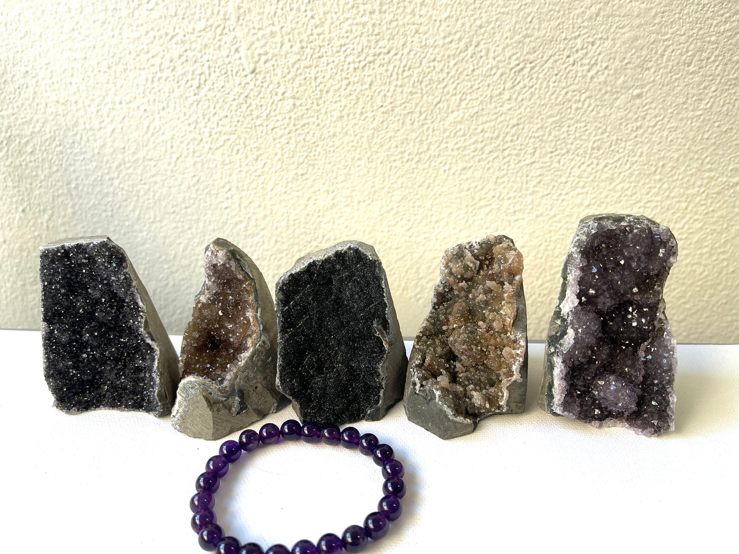 Mini amatista color negro/gris/marron/purpura