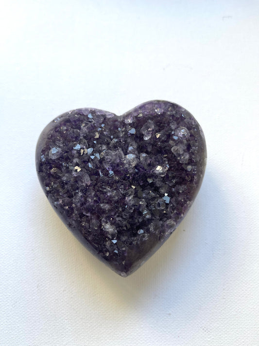 corazon de amatista uruguay brillante calidad extra