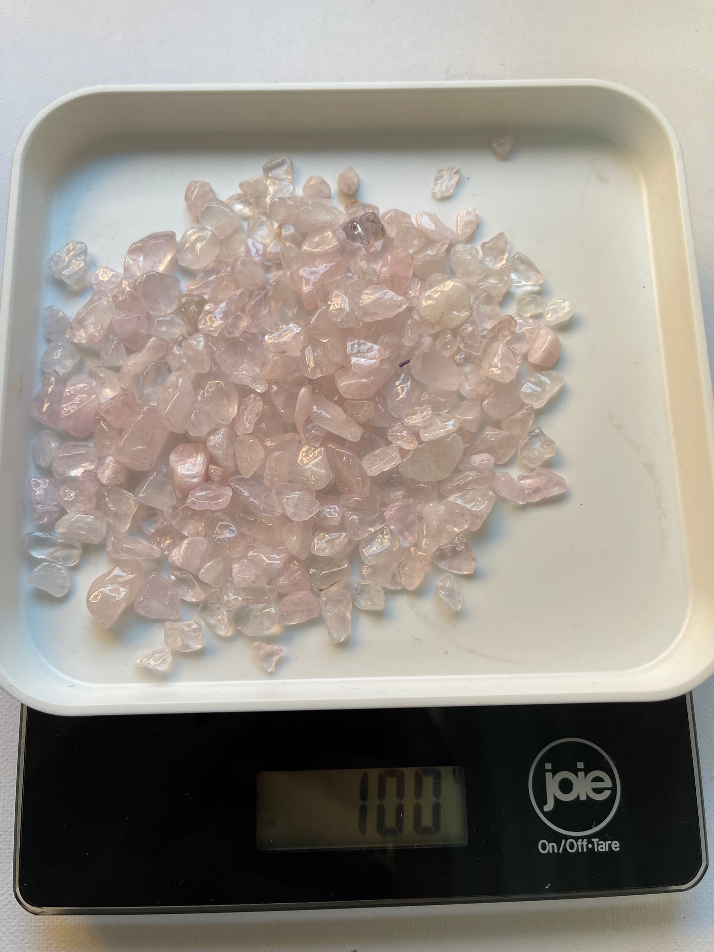 Piedra bruto Cuarzo rosa 5mm-10mm