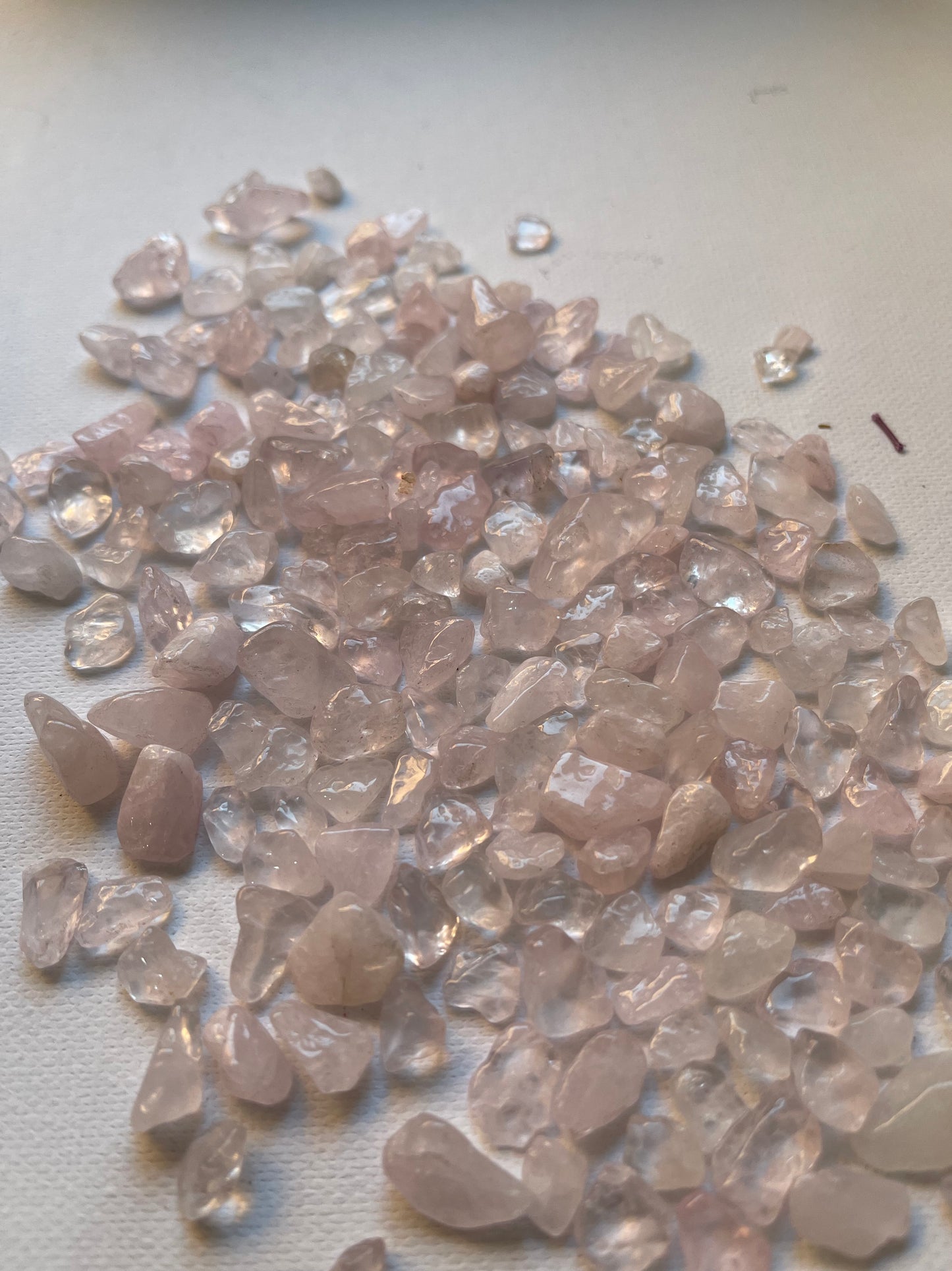 Piedra bruto Cuarzo rosa 5mm-10mm