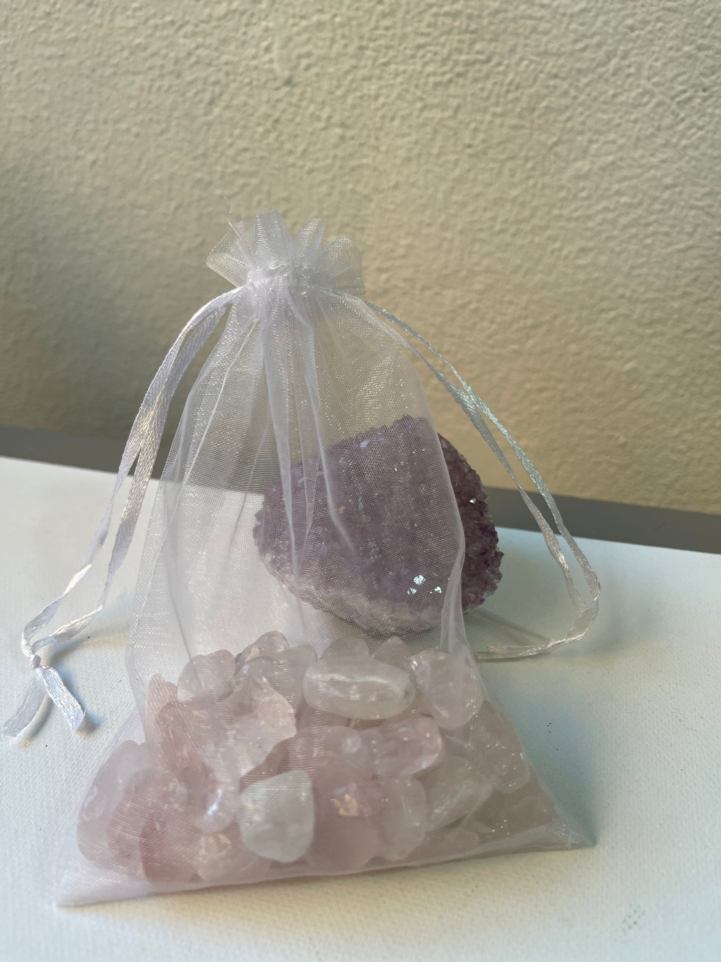 Piedra bruto Cuarzo rosa 5mm-10mm