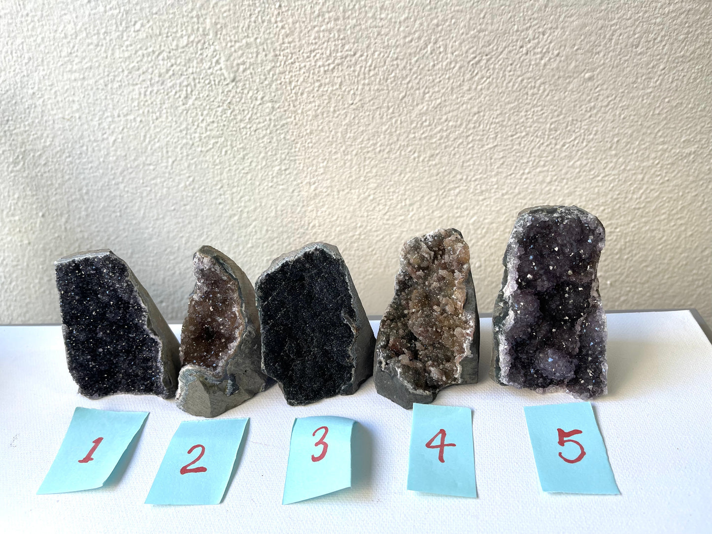 Mini amatista color negro/gris/marron/purpura