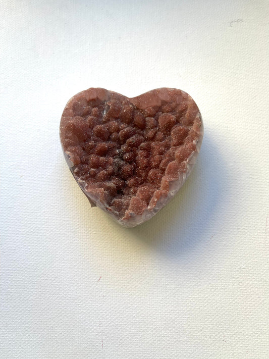 Amatista rosa corazon 125 gramos